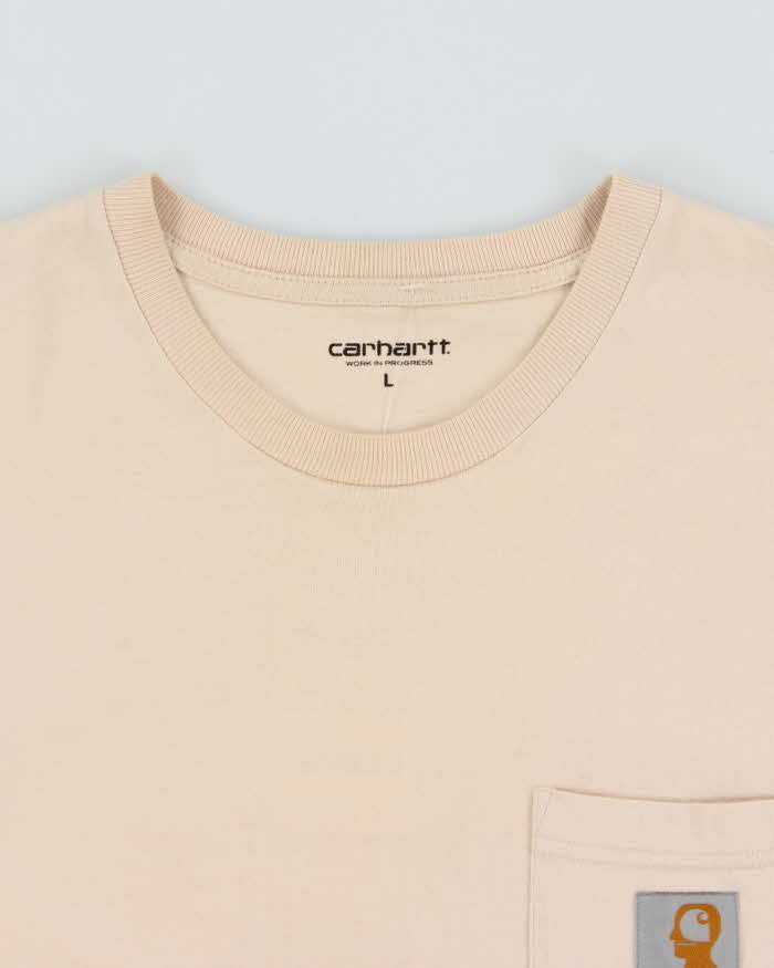 Vintage Carhartt WIP x Brain Dead Anti Viral Crewneck Pocket T-Shirt - L