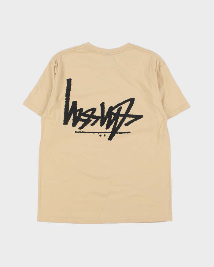 Vintage Stussy Upside Down Logo Crewneck T-Shirt - M