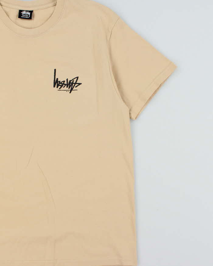 Vintage Stussy Upside Down Logo Crewneck T-Shirt - M