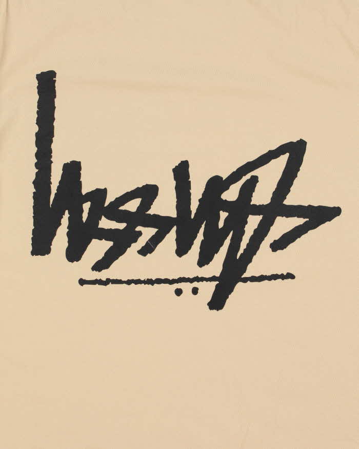 Vintage Stussy Upside Down Logo Crewneck T-Shirt - M