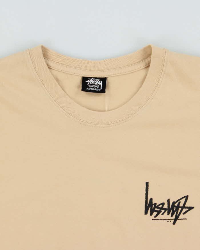 Vintage Stussy Upside Down Logo Crewneck T-Shirt - M