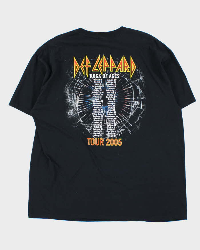 Vintage Anvil Def Leppard Rock Of Ages 2005 Tour Crewneck T-Shirt - XXL