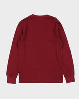 Vintage Polo Ralph Lauren Long Sleeve Crewneck Waffle T-Shirt - M