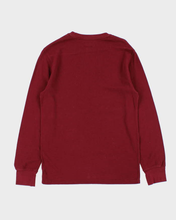 Vintage Polo Ralph Lauren Long Sleeve Crewneck Waffle T-Shirt - M