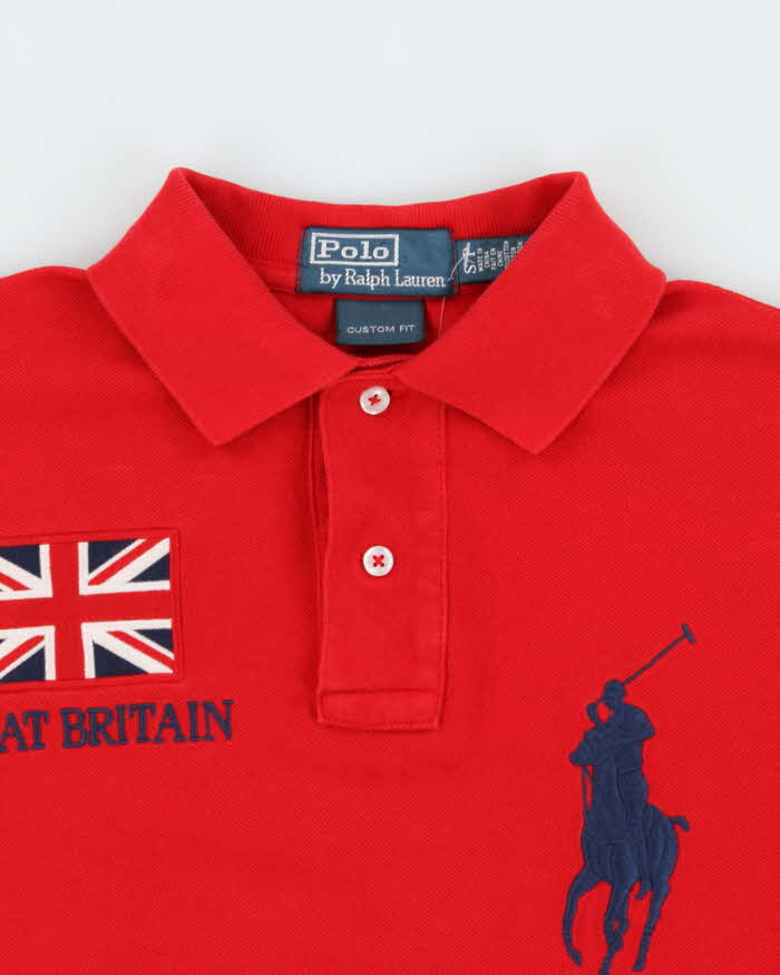 Vintage Y2K 00s Polo Ralph Lauren Big Pony GB Long Sleeve Polo