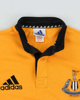 Vintage 2000 Adidas Newcastle Falcons RFC Away Long Sleeve Rugby Shirt - M