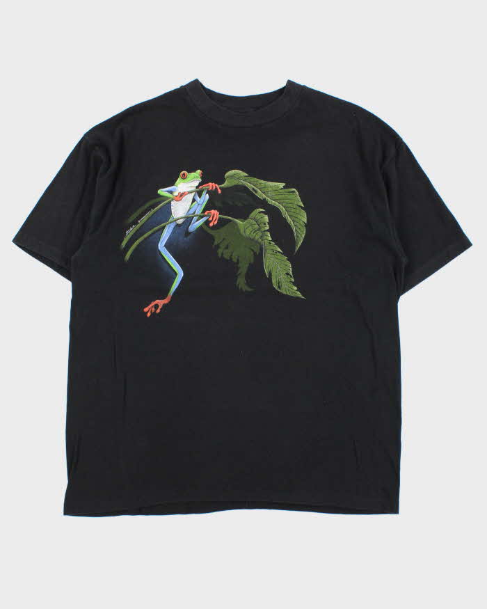 Vintage 1991 Harlequin Nature Single Stitch Crewneck T-Shirt - XL
