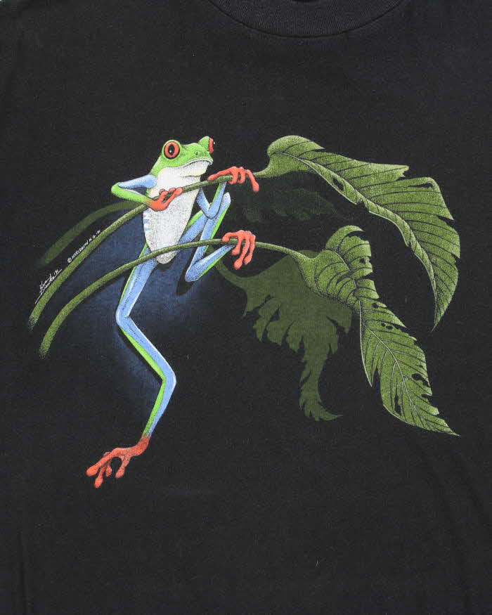 Vintage 1991 Harlequin Nature Single Stitch Crewneck T-Shirt - XL