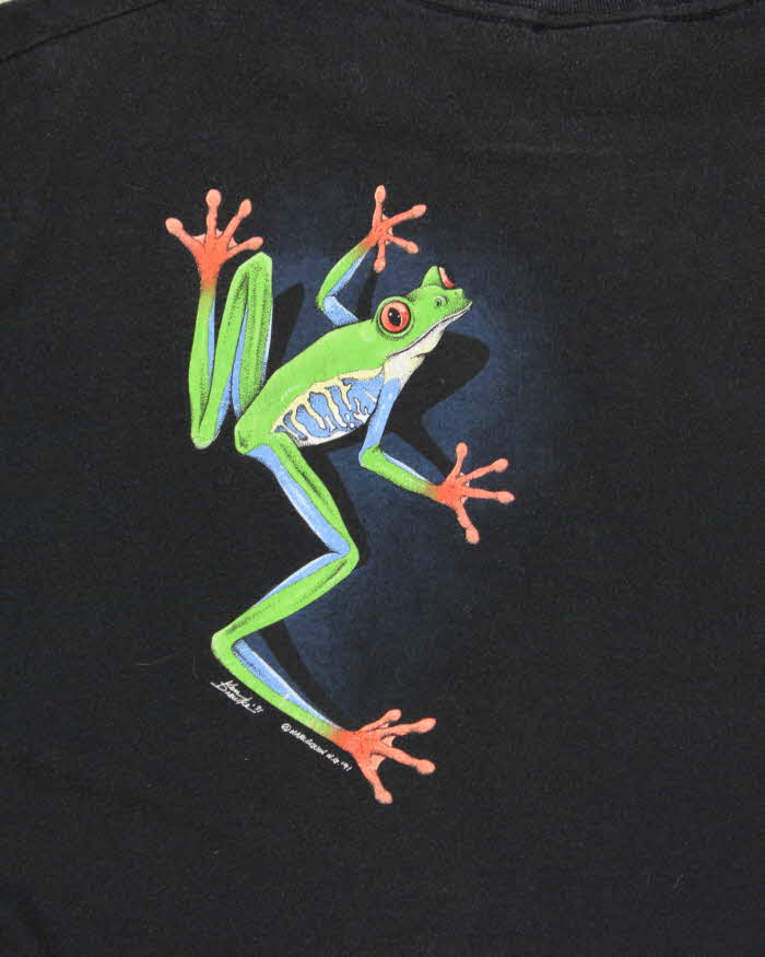 Vintage 1991 Harlequin Nature Single Stitch Crewneck T-Shirt - XL