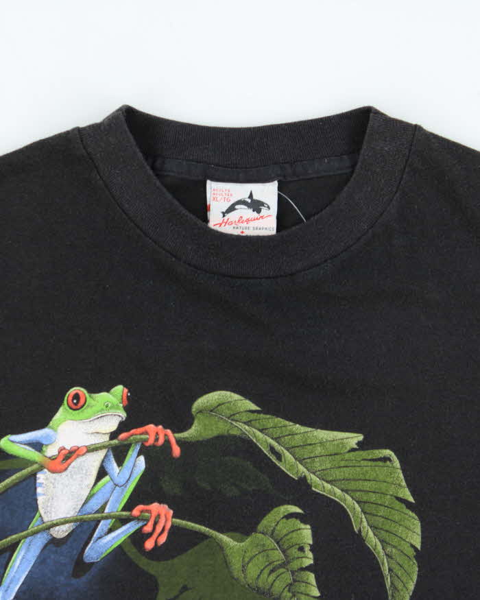 Vintage 1991 Harlequin Nature Single Stitch Crewneck T-Shirt - XL