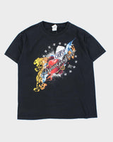 Vintage Y2K 00s Beer Graphic Heavyweight Crewneck T-Shirt - L