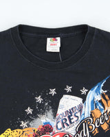 Vintage Y2K 00s Beer Graphic Heavyweight Crewneck T-Shirt - L