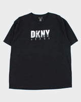 Vintage Y2K 00s DKNY Jeans Spell Out NYC Heavyweight Crewneck T-Shirt - XL