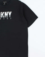Vintage Y2K 00s DKNY Jeans Spell Out NYC Heavyweight Crewneck T-Shirt - XL