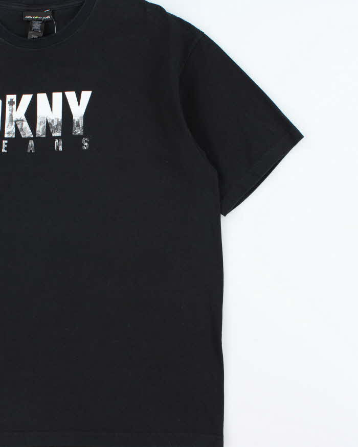 Vintage Y2K 00s DKNY Jeans Spell Out NYC Heavyweight Crewneck T-Shirt - XL
