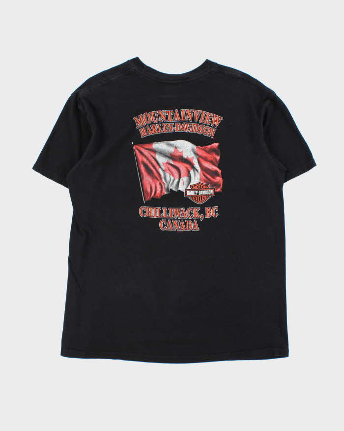 Vintage Harley Davidson Mountainview Chilliwack Crewneck T-Shirt - L
