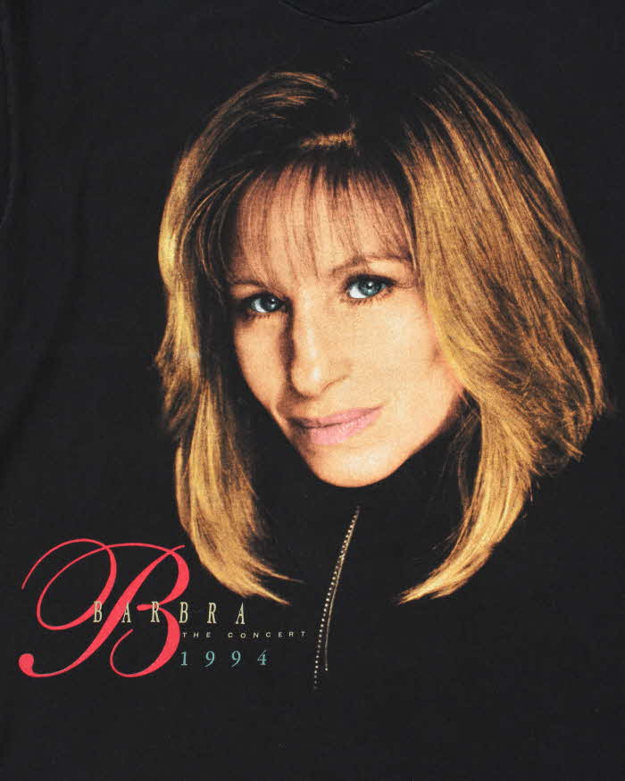 Vintage 1994 Anival Made In USA Barbra The Concert Single Stitch Crewneck T-Shirt - L