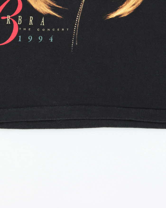 Vintage 1994 Anival Made In USA Barbra The Concert Single Stitch Crewneck T-Shirt - L