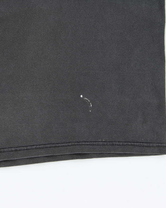 Vintage 1990s Hot Rock Iron Maiden Faded Black Crewneck T-Shirt - L