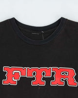 Vintage Y2K 00s FTR Graphic Heavyweight Crewneck Biker T-Shirt - XL