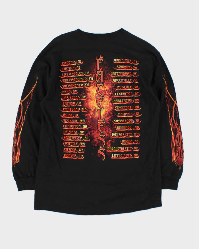 Vintage 2004 Godsmack US Faceless Tour Alstyle Long Sleeve Crewneck T-Shirt - L
