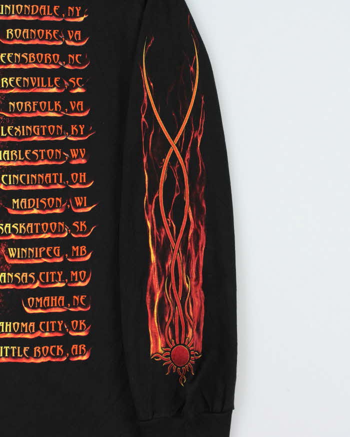 Vintage 2004 Godsmack US Faceless Tour Alstyle Long Sleeve Crewneck T-Shirt - L