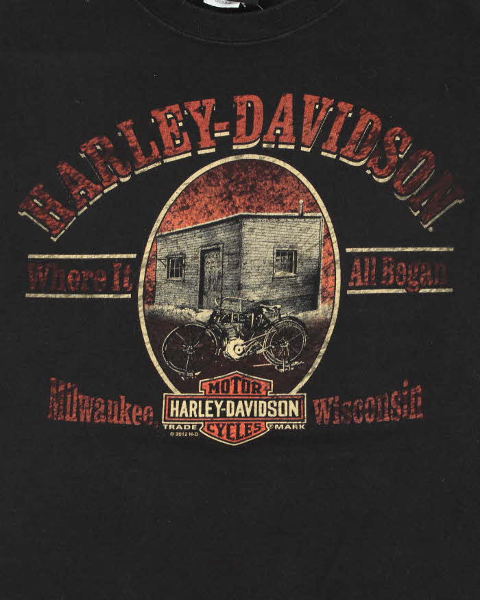 Vintage Harley Davidson Graphic T-shirt - M