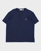 Vintage Lacoste Quarter-button T-shirt - XL