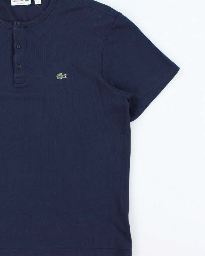Vintage Lacoste Quarter-button T-shirt - XL