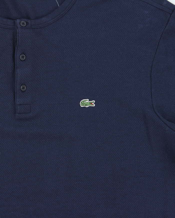 Vintage Lacoste Quarter-button T-shirt - XL