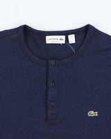 Vintage Lacoste Quarter-button T-shirt - XL