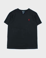 Vintage 1990s Polo Ralph Lauren Single Stitch V-neck T-shirt - M