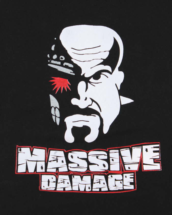 Vintage 1990s Massive Damage Graphic Crewneck T-shirt - L