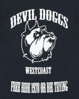 Vintage Devil Doggs Graphic Crewneck Long Sleeve T-shirt - S