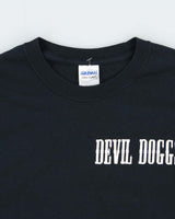 Vintage Devil Doggs Graphic Crewneck Long Sleeve T-shirt - S