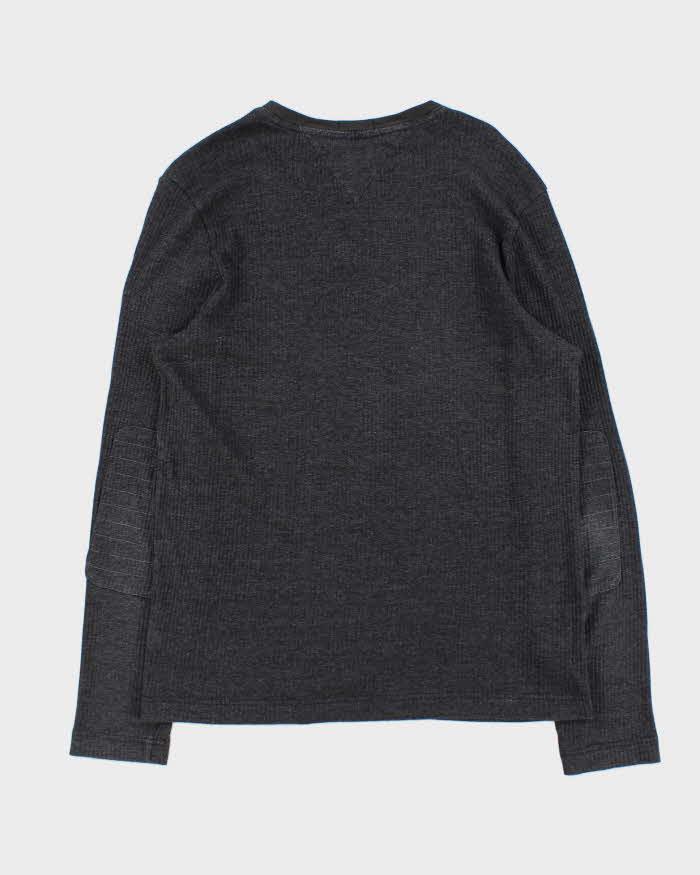 Vintage Y2k 00s Tommy Hilfiger V-neck Long Sleeve T-shirt - L