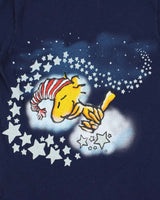 Vintage 1980s Peanuts Sleepy Snoopy Single Stitch Crewneck T-Shirt - S
