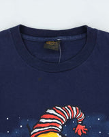 Vintage 1980s Peanuts Sleepy Snoopy Single Stitch Crewneck T-Shirt - S