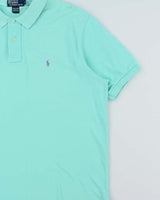 Vintage Y2K 00s Polo Ralph Lauren Spearmint Short Sleeve Polo Shirt - XL