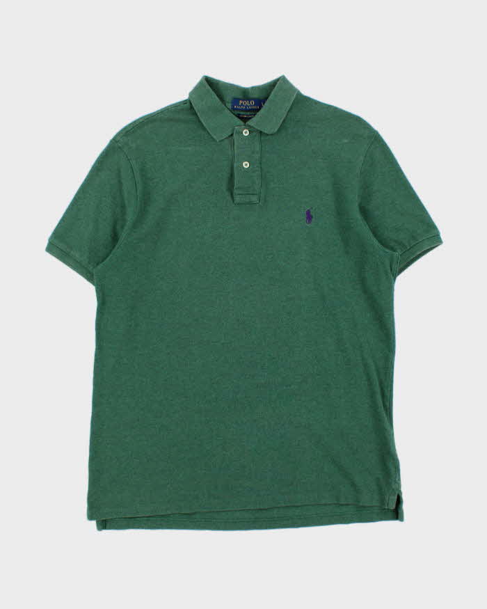 Vintage Polo Ralph Lauren Custom Slim Fit Short Sleeve Polo Shirt - L