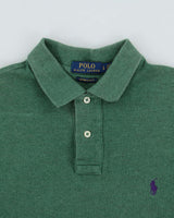Vintage Polo Ralph Lauren Custom Slim Fit Short Sleeve Polo Shirt - L