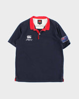 Vintage Y2K 00s Canterbury New Zealand RFC Short Sleeve Rugby Shirt - M