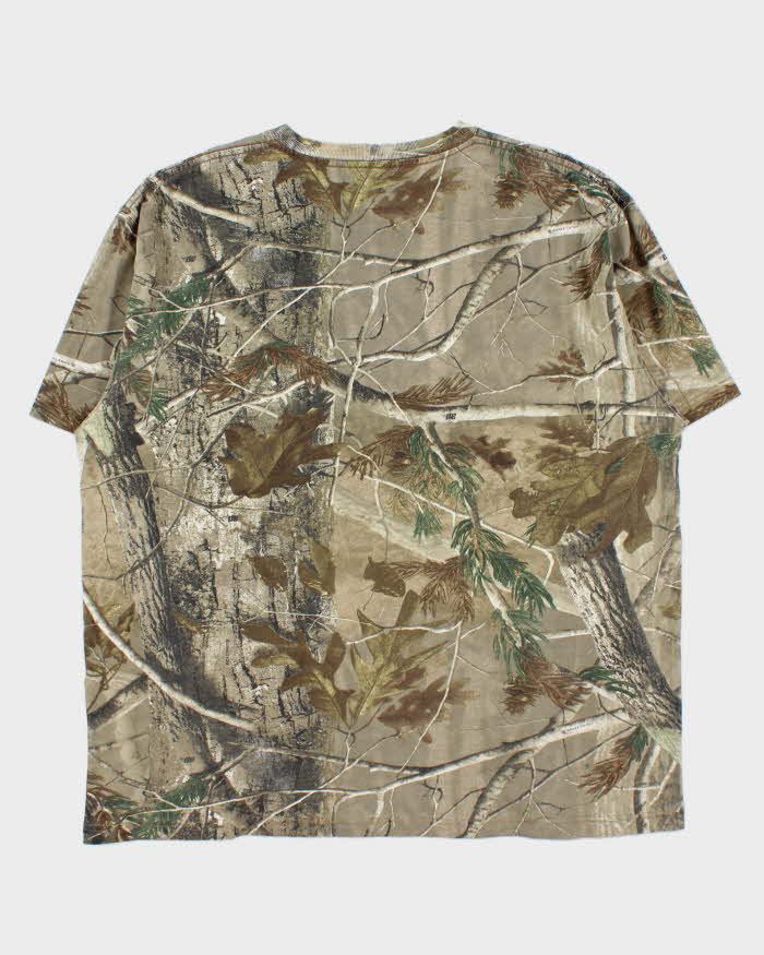 Vintage Y2K 00s Carhartt Realtree Camo Crewneck Pocket T-Shirt - XL