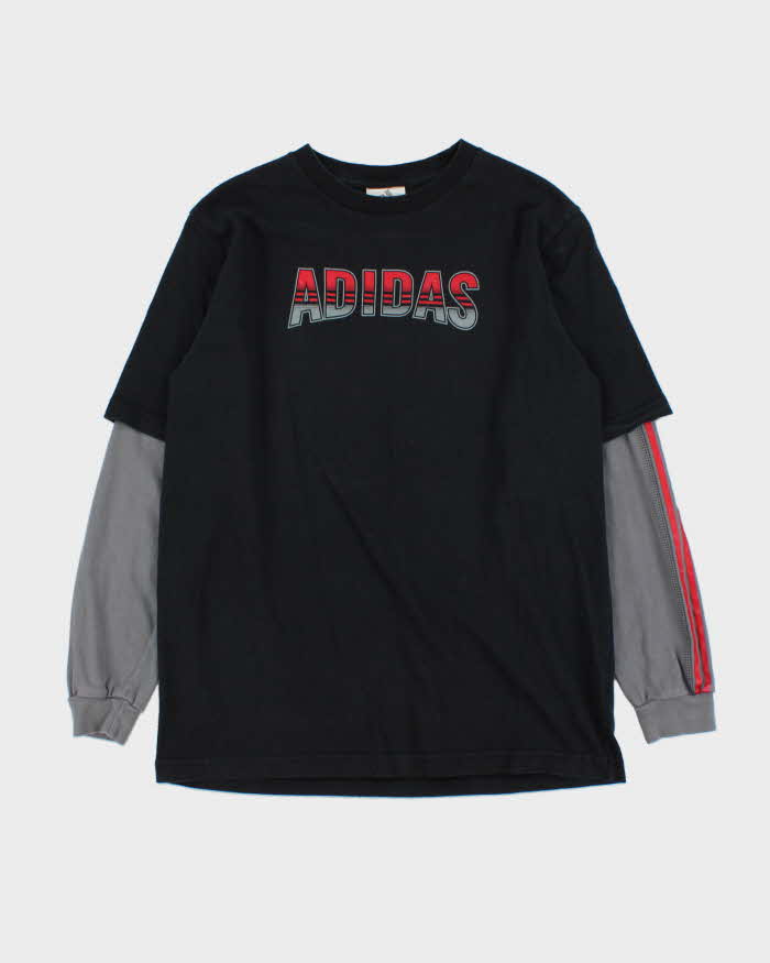 Vintage 00s Adidas Layered Long Sleeve T-shirt - XL