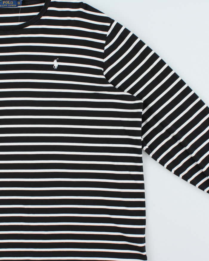 Vintage Ralph Lauren Oversized Stripe Long Sleeve T-shirt - XXL