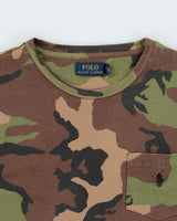 Vintage Ralph Lauren Camouflage Long Sleeve T-shirt - M