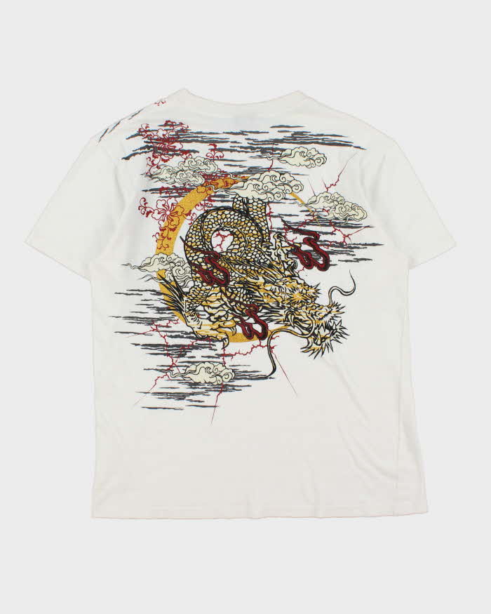 Vintage Y2K 00s Bullet Noise Japan Sukujan Crewneck T-Shirt - L