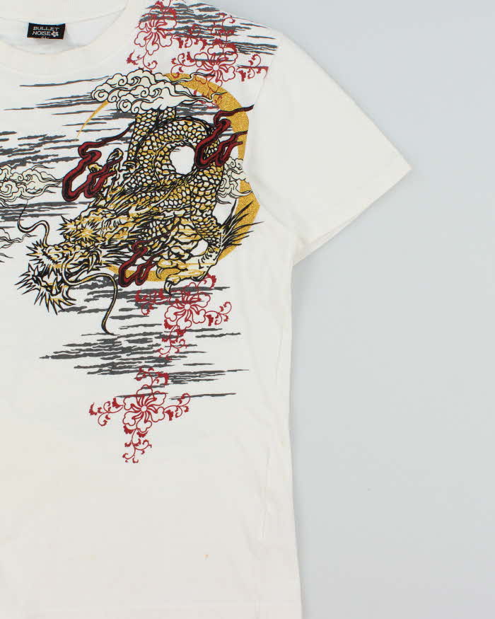 Vintage Y2K 00s Bullet Noise Japan Sukujan Crewneck T-Shirt - L