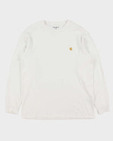 Vintage Carhartt Embroidered Logo Long Sleeve Crewneck T-Shirt - M