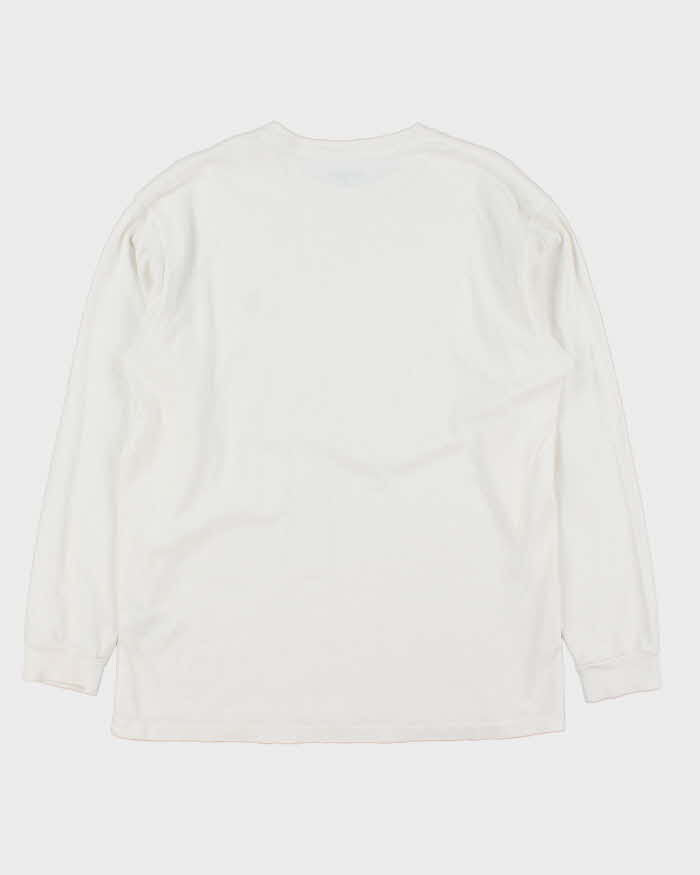 Vintage Carhartt Embroidered Logo Long Sleeve Crewneck T-Shirt - M